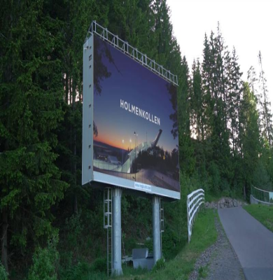 Holmenkollen Ski Resort LED Display, Norway