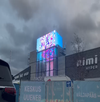 Naked-Eye 3D Hercules LED Display, Estonia